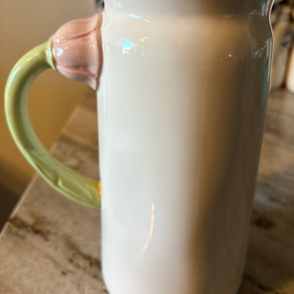 Rae Dunn Hello Spring Ceramic Pitcher - Picture 3 of 3